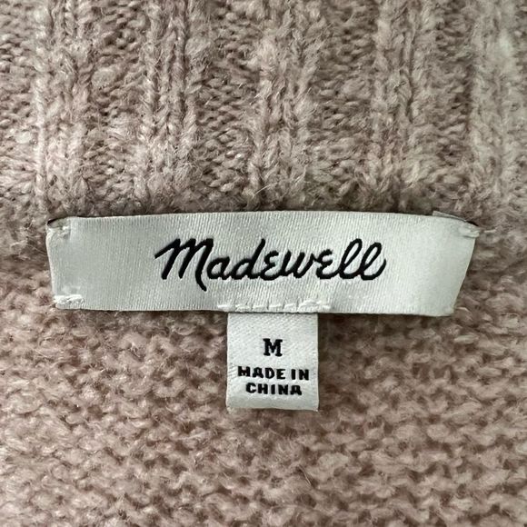 Madewell York Half-Zip Pullover Sweater Size medium - Picture 3 of 5